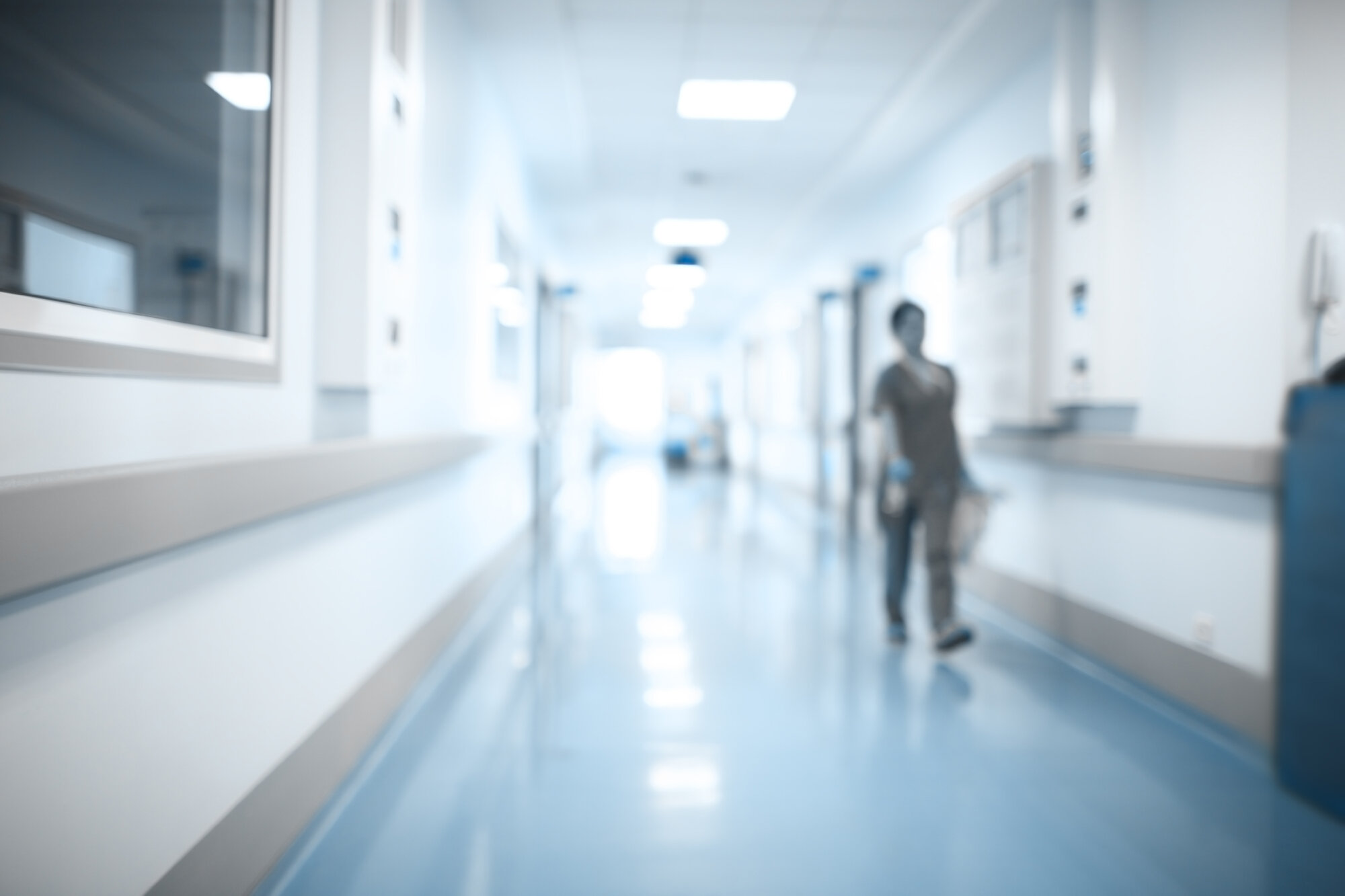 A hospital corridor