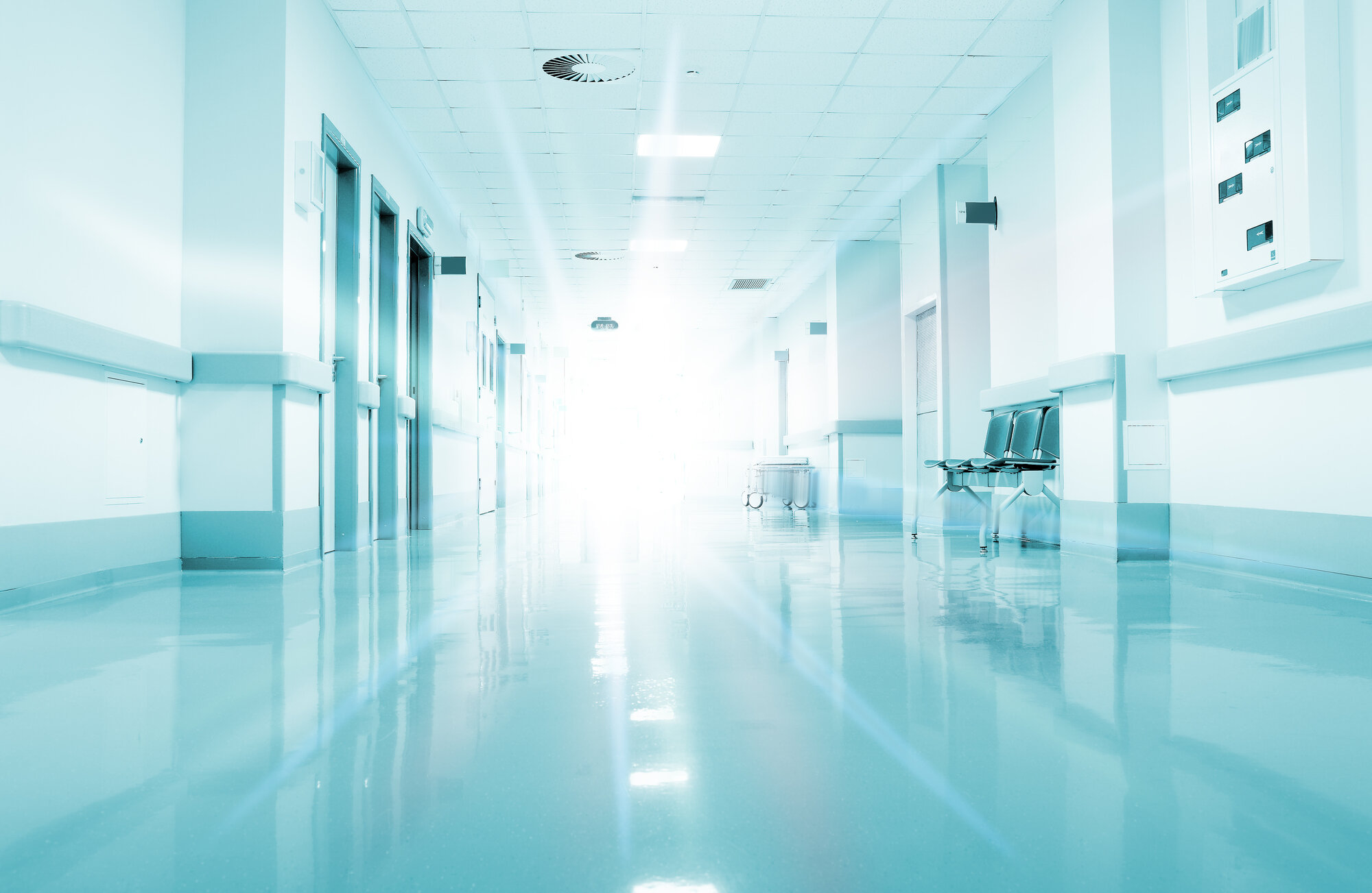 Photo of a hospital corridor