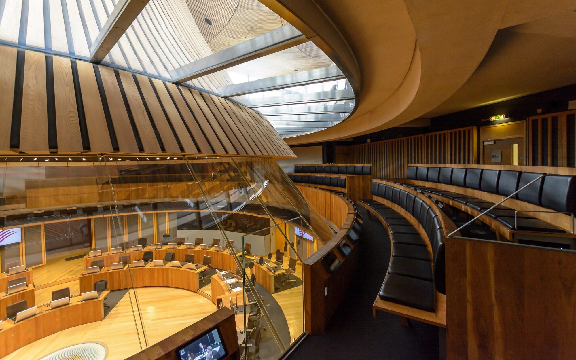 The Senedd building