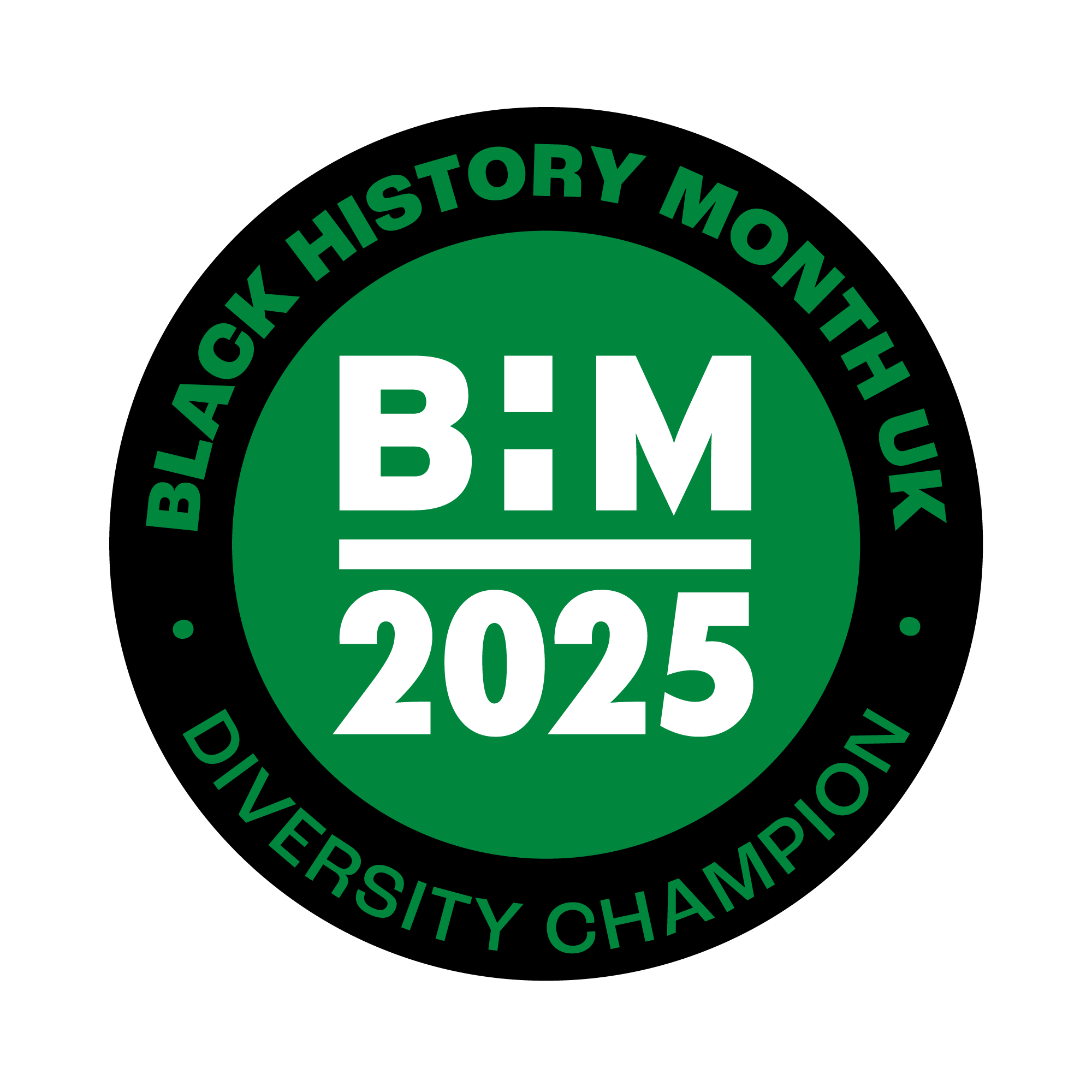 BHM 2025 Diversity Champion badge